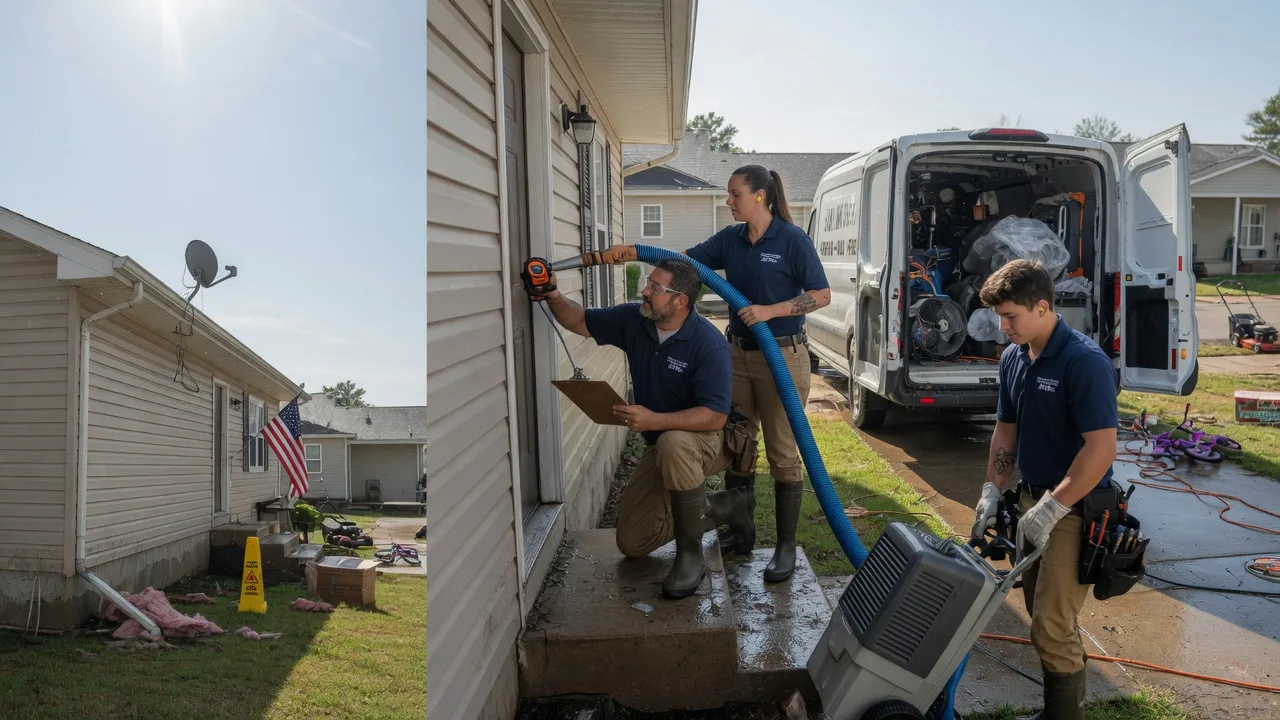 Ceiling Water Damage Restoration in Center City, MN near me